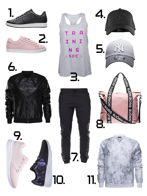 trendiga träningskläder