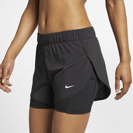 Nike W Nk Flx 2in1 Short Woven Träningskläder BLACK W Nk Flx 2in1 Short Woven