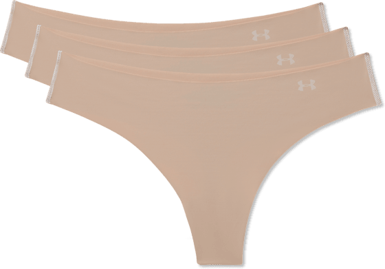 Under Armour Womens Pure Stretch Thong Nude X-Large 