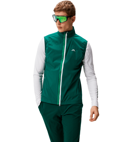 
J LINDEBERG, 
M Ash Light Packable Golf Vest, 
Detail 1
