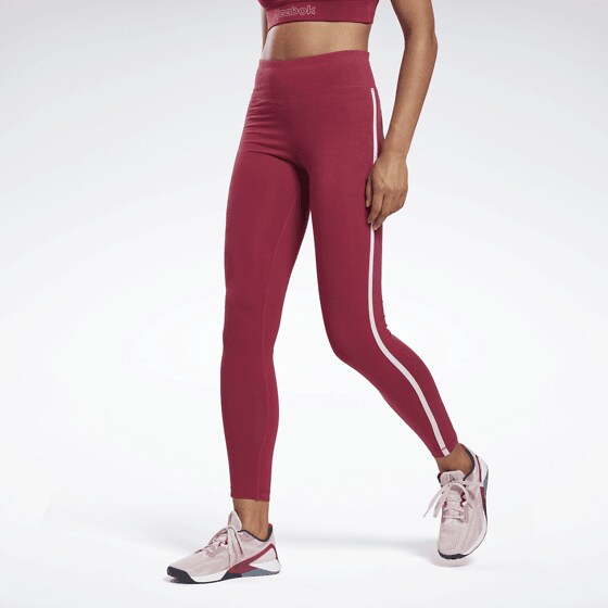 reebok burgundy leggings