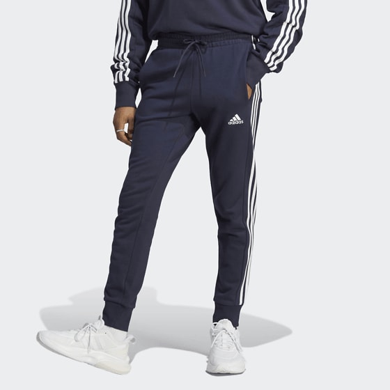 
ADIDAS, 
Essentials French Terry Tapered Cuff 3-Stripes Joggers, 
Detail 1
