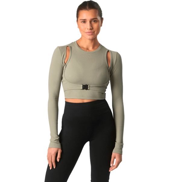 
ICANIWILL, 
W SHOURAI CROPPED LONG SLEEVE, 
Detail 1
