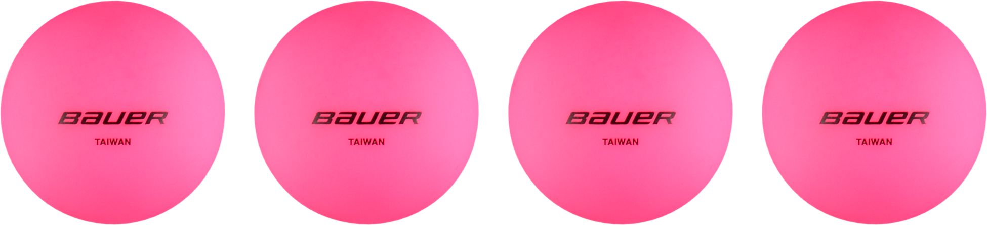 BAUER, HOCKEY BALL COOL PINK 4 PACK