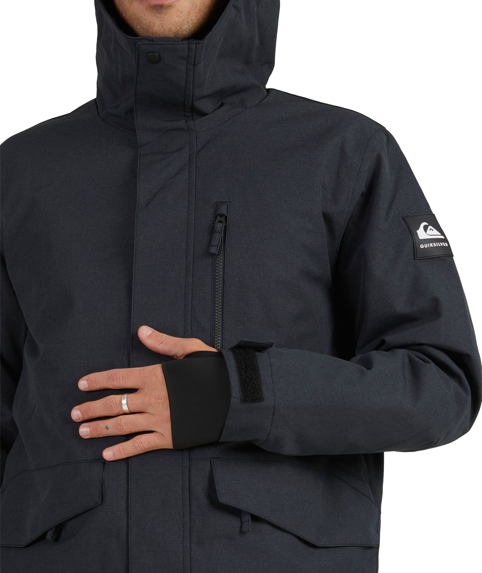 QUIKSILVER, M MISSION SOLID JACKET