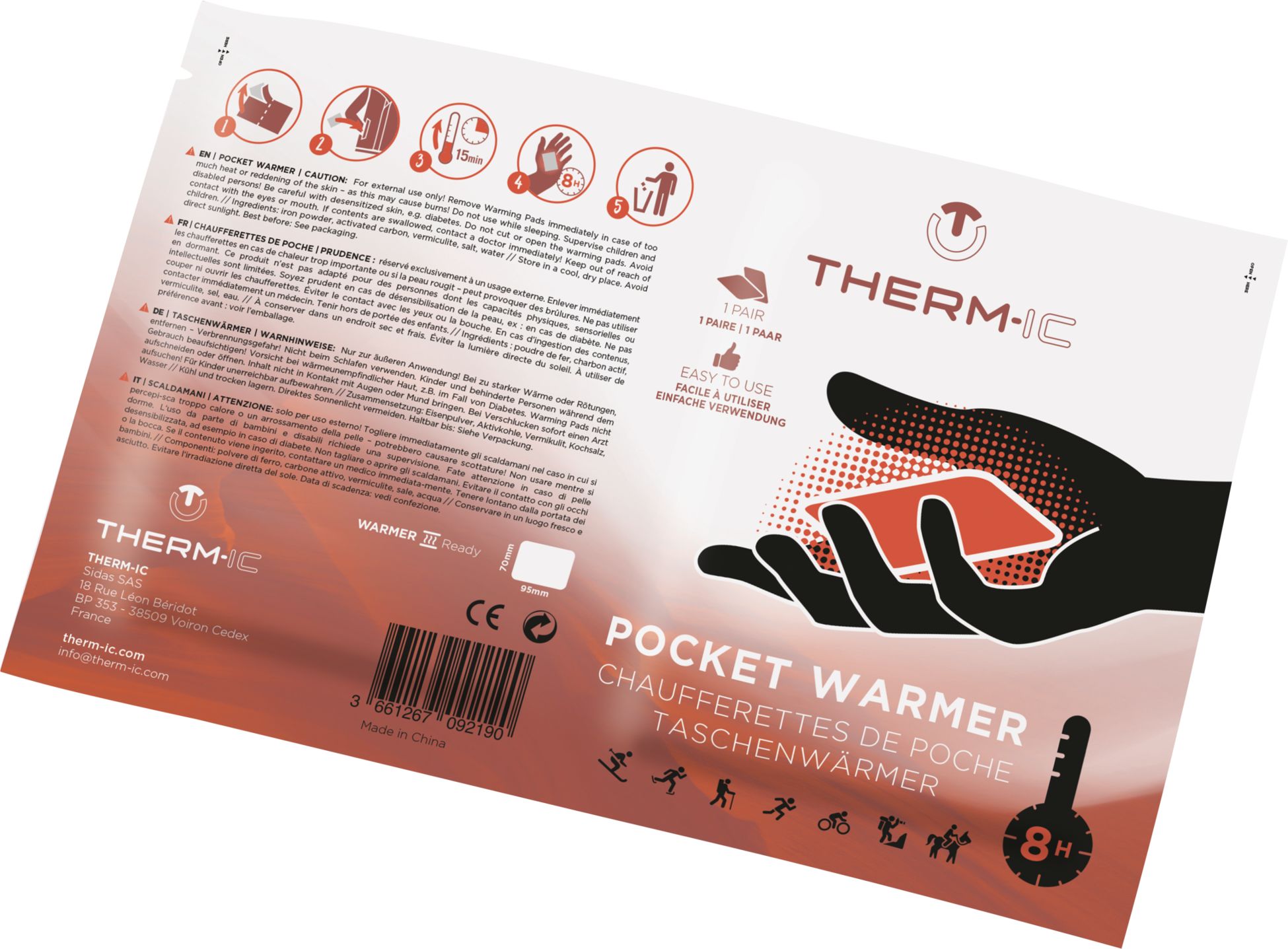 THERMIC, POCKET WARMER 5P