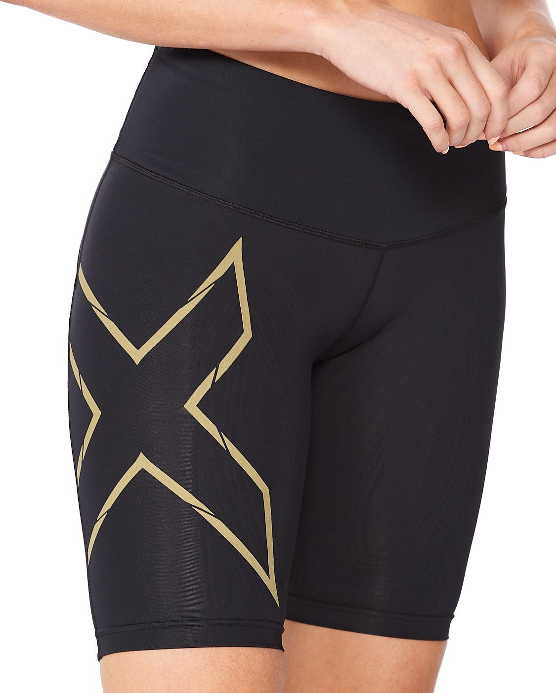 2XU, W LIGHT SPEED MID-RISE COMPRESSION SHORTS