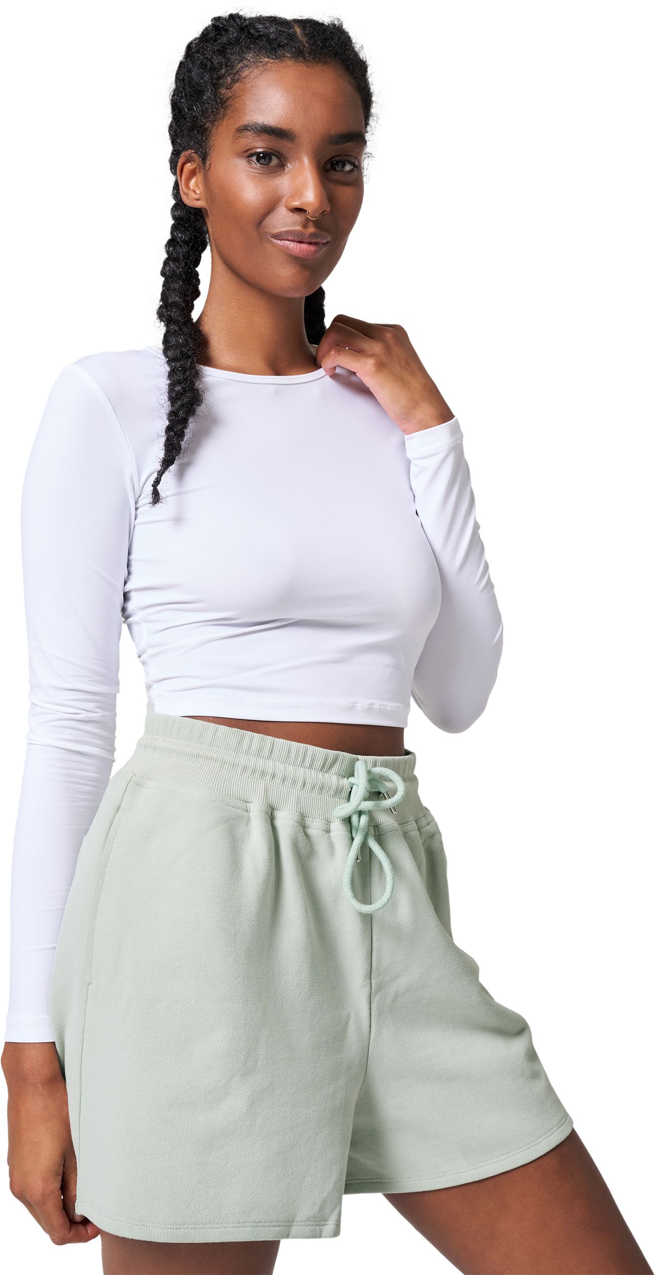 CASALL W CROP LONG SLEEVE på stadium.se