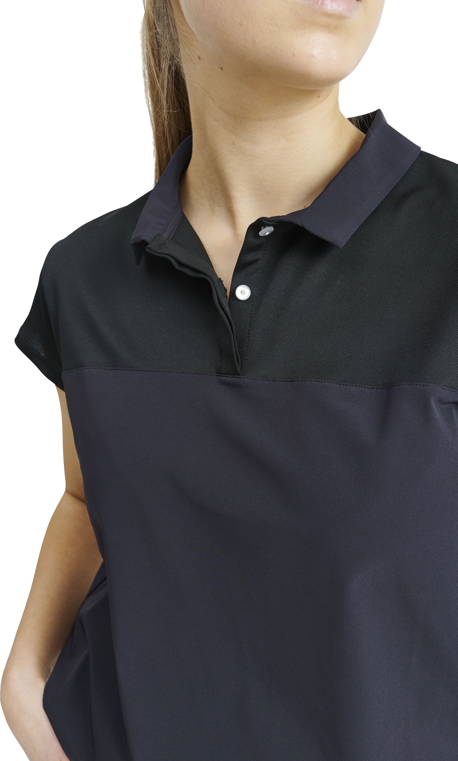 ABACUS, W LDS BECKY CUPSLEEVE POLO