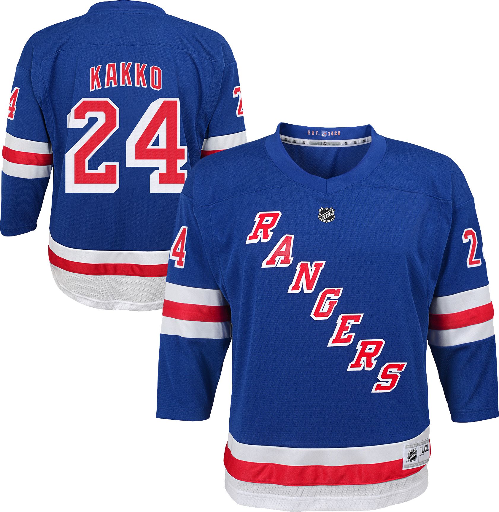 OUTER STUFF, JR NHL HOME REPLICA JSY NN