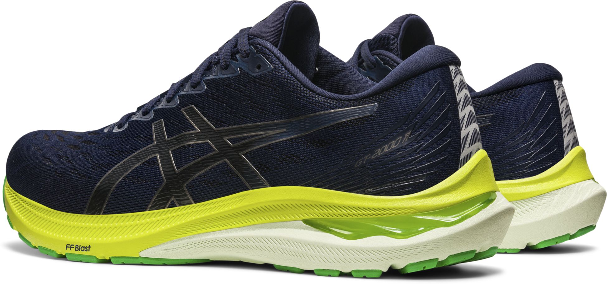ASICS, GT-2000 11, BLACK/WHITE, 6