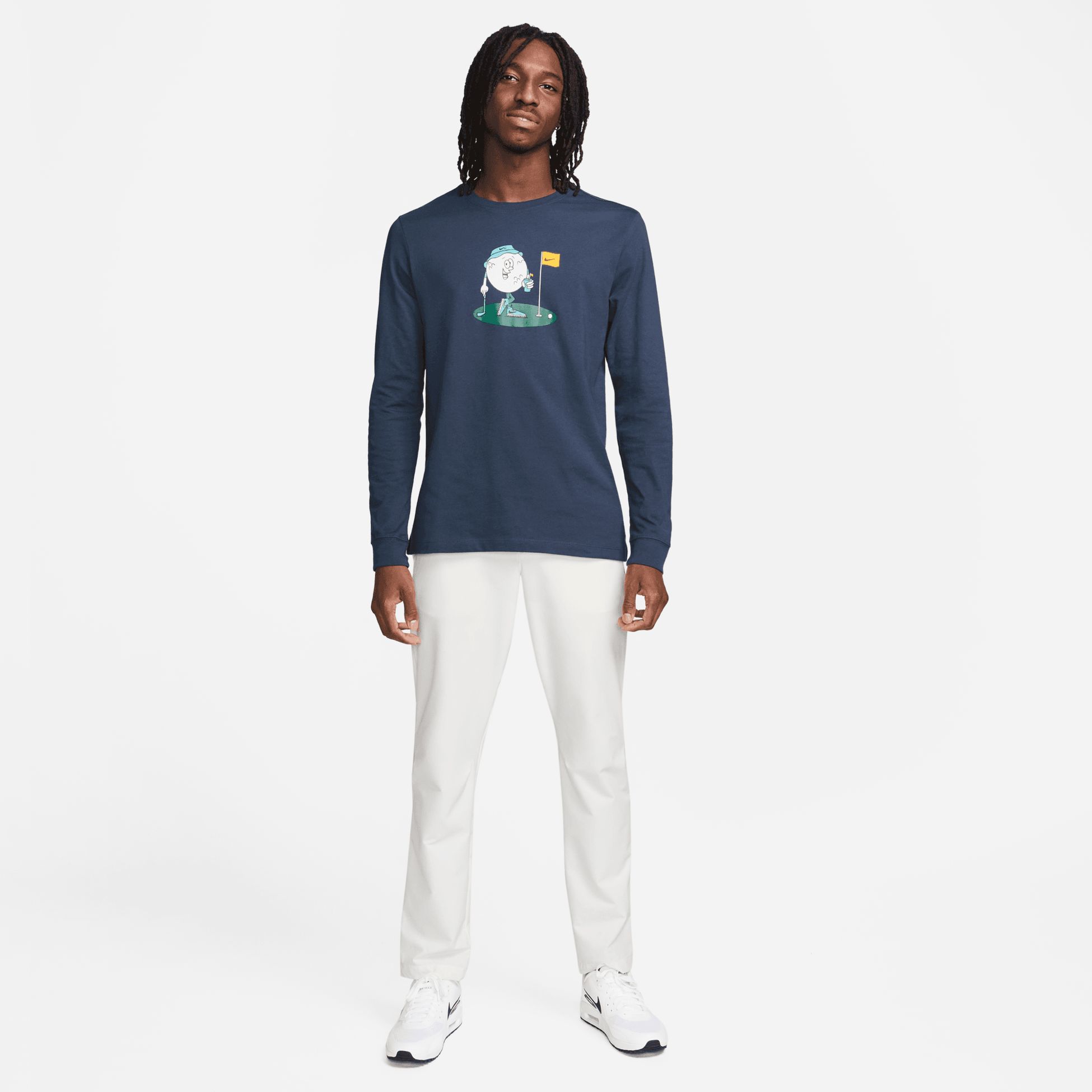 NIKE, Nike Men's Long-Sleeve Golf T-Shirt