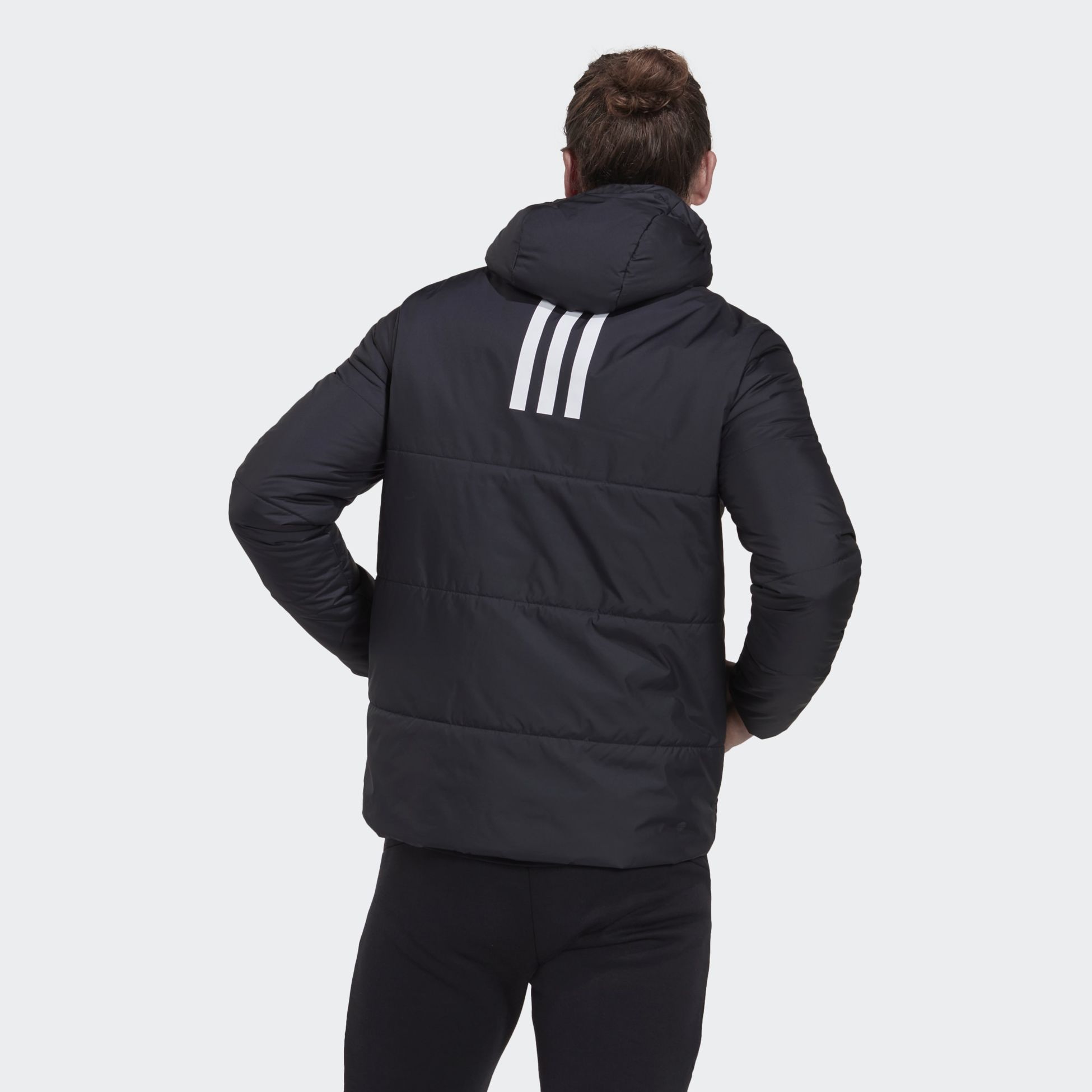 ADIDAS, BSC 3-Stripes Hooded Insulated Jacket