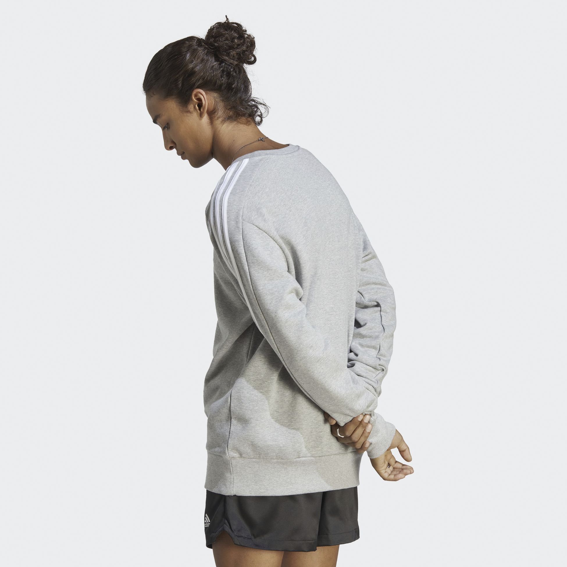 ADIDAS, Essentials French Terry 3-Stripes Sweatshirt