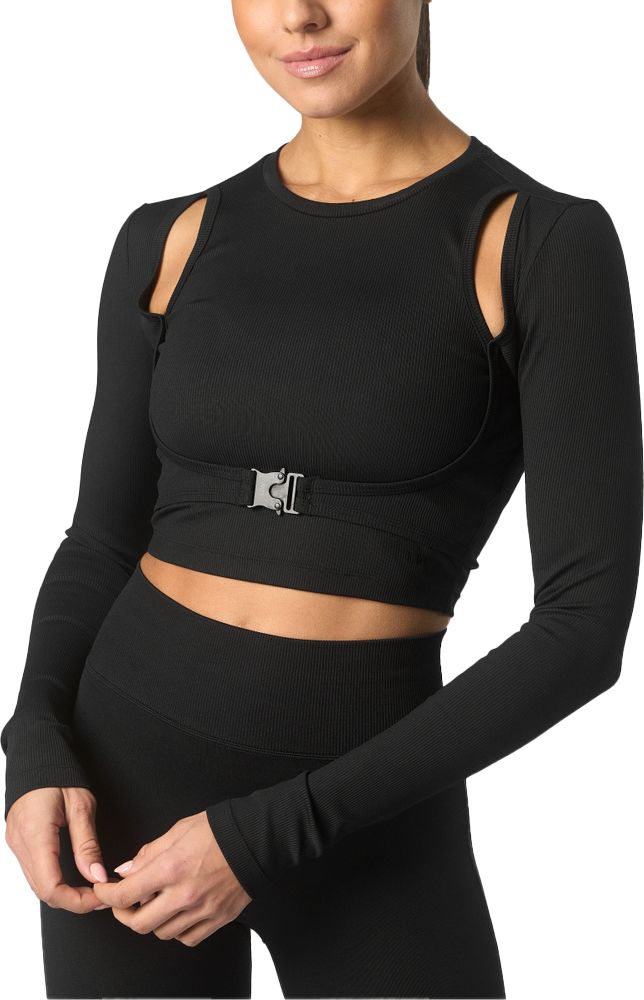 ICANIWILL, W SHOURAI CROPPED LONG SLEEVE