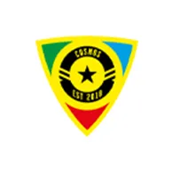 Shield-shaped logo with a yellow, black, green, blue, and red design. Features a central star and "COSMOS EST 2018" text.